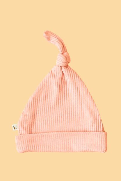 Bamboo Stretch Beanie Bows + Beanies Kiin ® Peach Sunset 