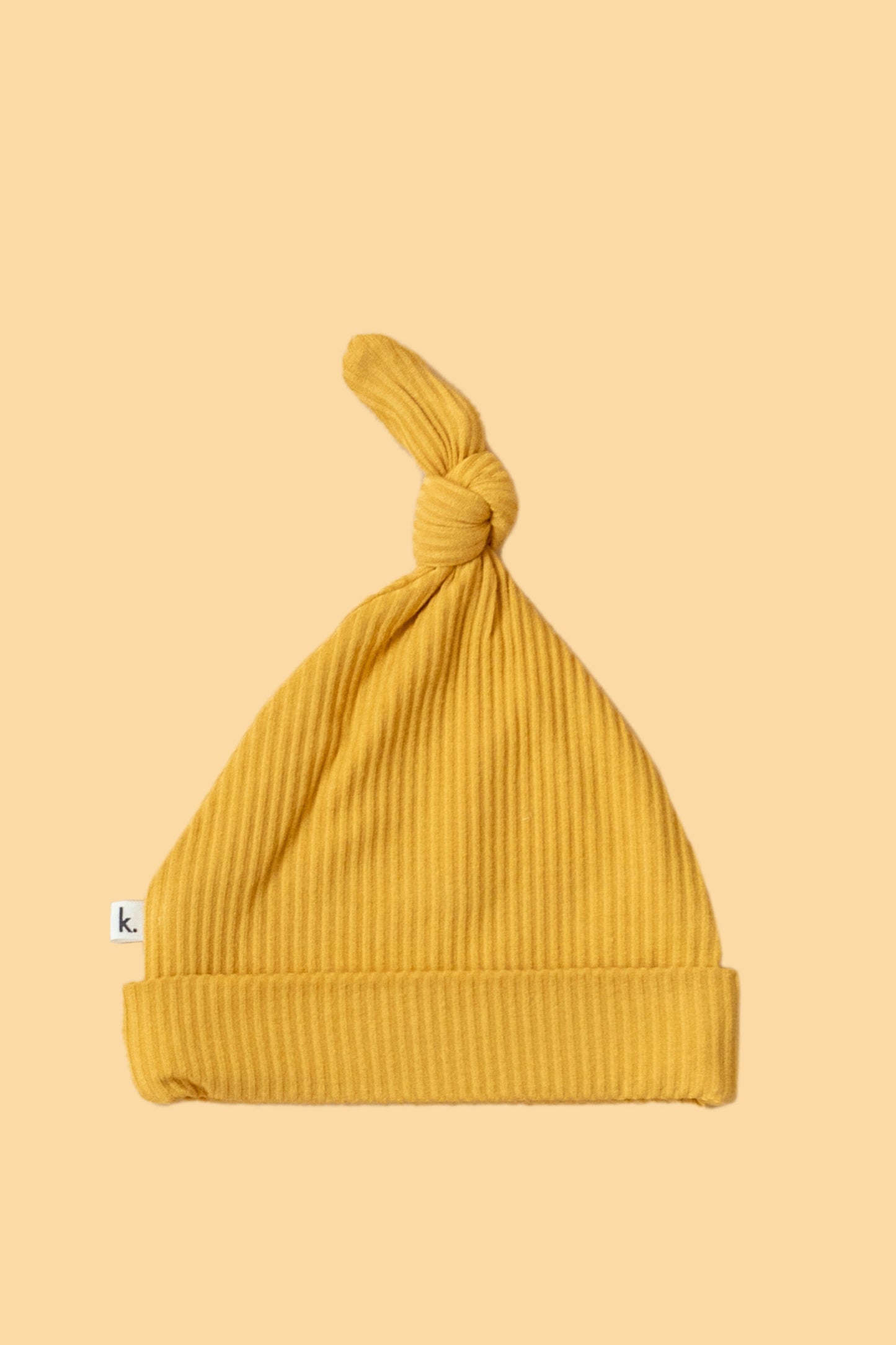 Bamboo Stretch Beanie - OUTLET Bows + Beanies Kiin ® Mustard 