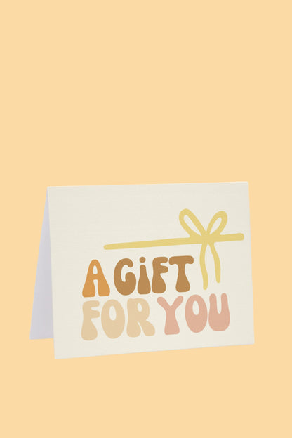 Greeting Card Gifts Kiin ® A Gift For You 