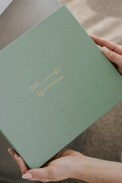 Photo Album - Little moments, Big memories. Journals Forget Me Not Sage 