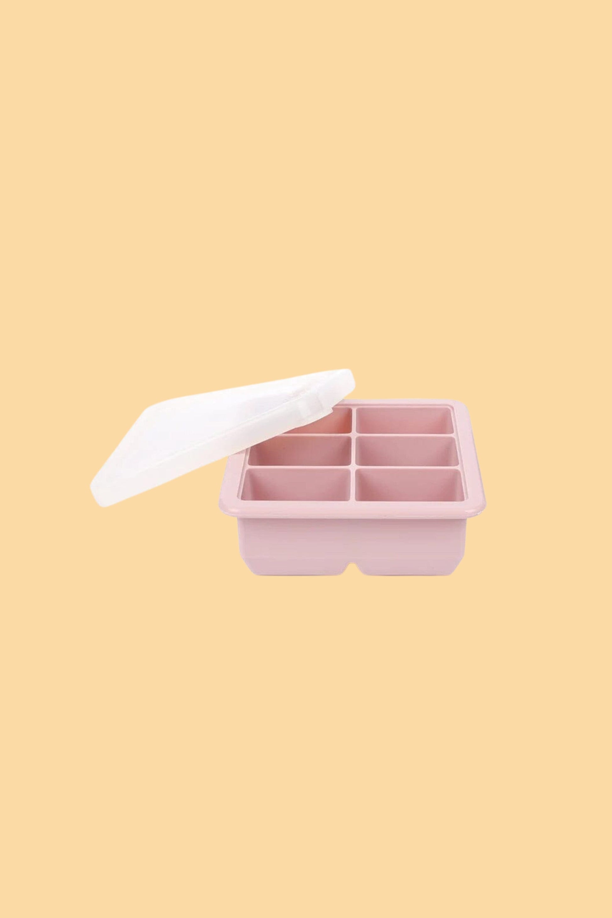 Silicone Baby Food and Breast Milk Freezer Tray Storage + Accessories Haakaa Blush 