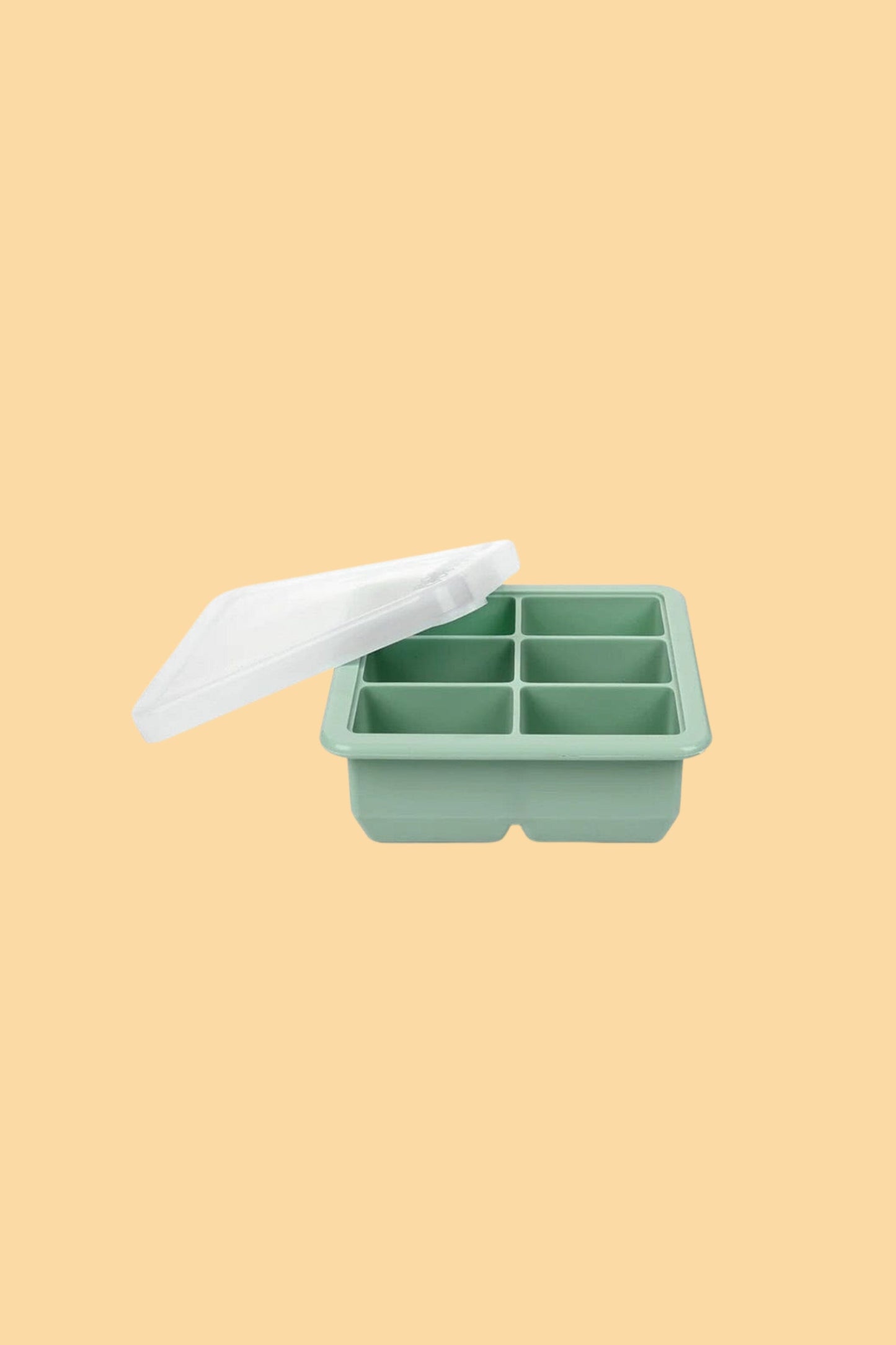 Silicone Baby Food and Breast Milk Freezer Tray Storage + Accessories Haakaa Pea Green 