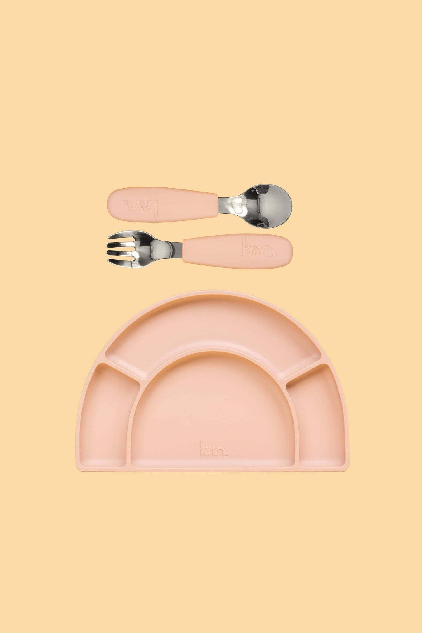 Silicone Plate & Cutlery Bundle Bundles Kiin ® Blossom Blossom 