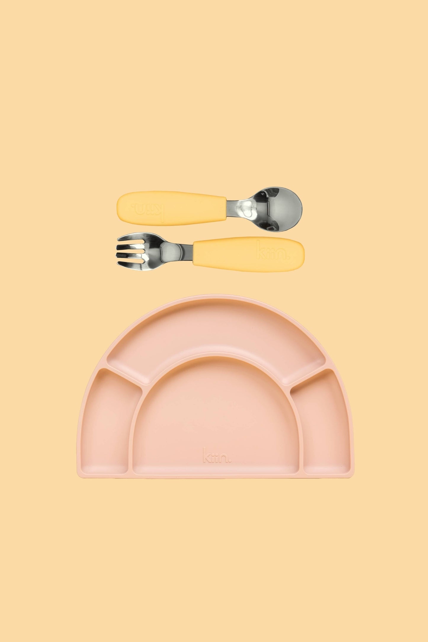 Silicone Plate & Cutlery Bundle Bundles Kiin ® Buttercup Blossom 