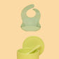 Silicone Suction Bowl & Bib Bundle Bundles Kiin ® Apple Sage 