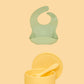 Silicone Suction Bowl & Bib Bundle Bundles Kiin ® Buttercup Sage 