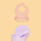 Silicone Suction Bowl & Bib Bundle Bundles Kiin ® Lilac Blossom 