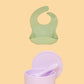 Silicone Suction Bowl & Bib Bundle Bundles Kiin ® Lilac Sage 