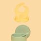 Silicone Suction Bowl & Bib Bundle Bundles Kiin ® Sage Buttercup 