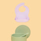 Silicone Suction Bowl & Bib Bundle Bundles Kiin ® Sage Lilac 