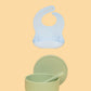 Silicone Suction Bowl & Bib Bundle Bundles Kiin ® Sage Pastel Sky 