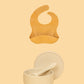 Silicone Suction Bowl & Bib Bundle Bundles Kiin ® Vanilla Tan 