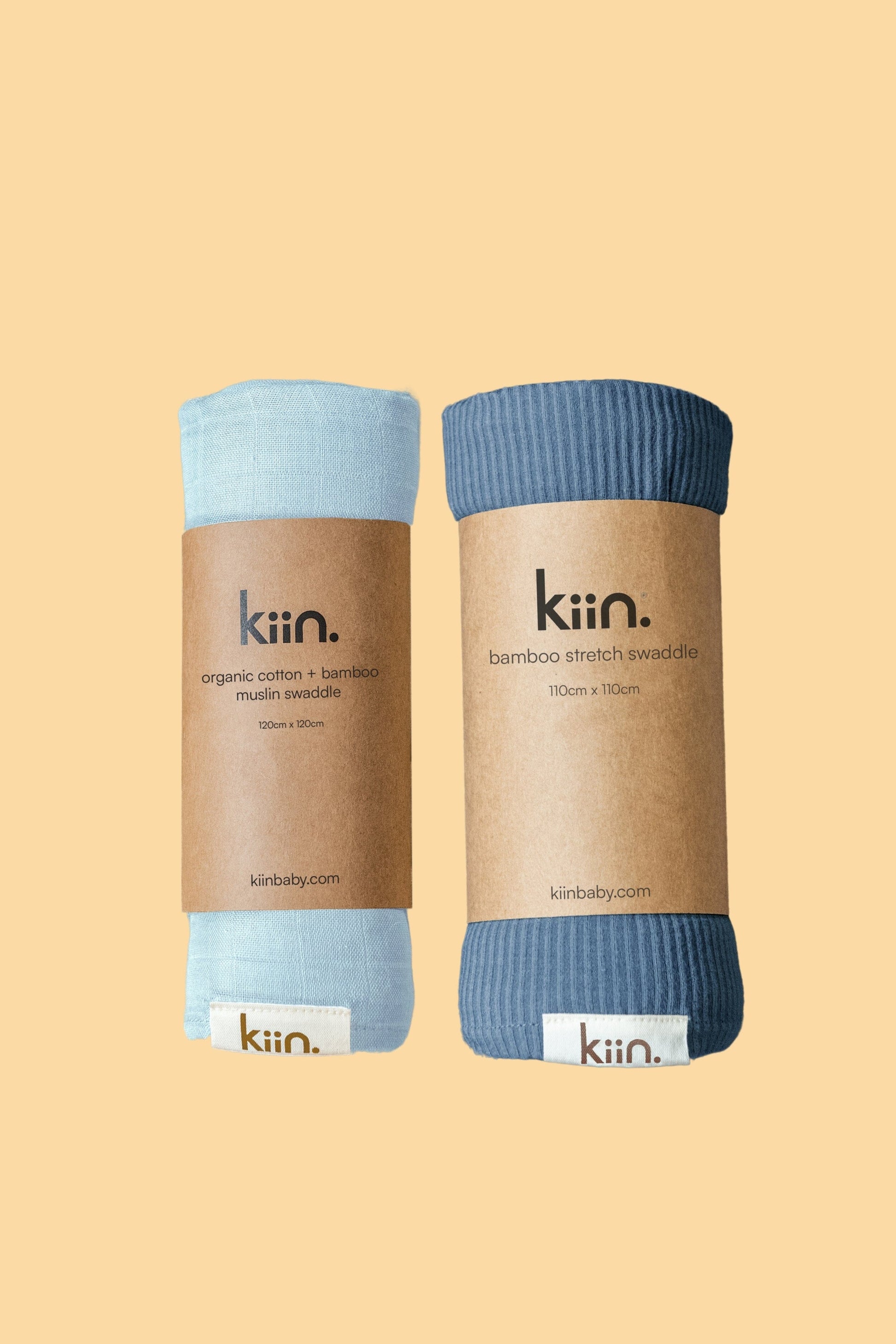 Swaddle Starter Bundle Bundles Kiin ® Blue Shadow Pastel Sky 