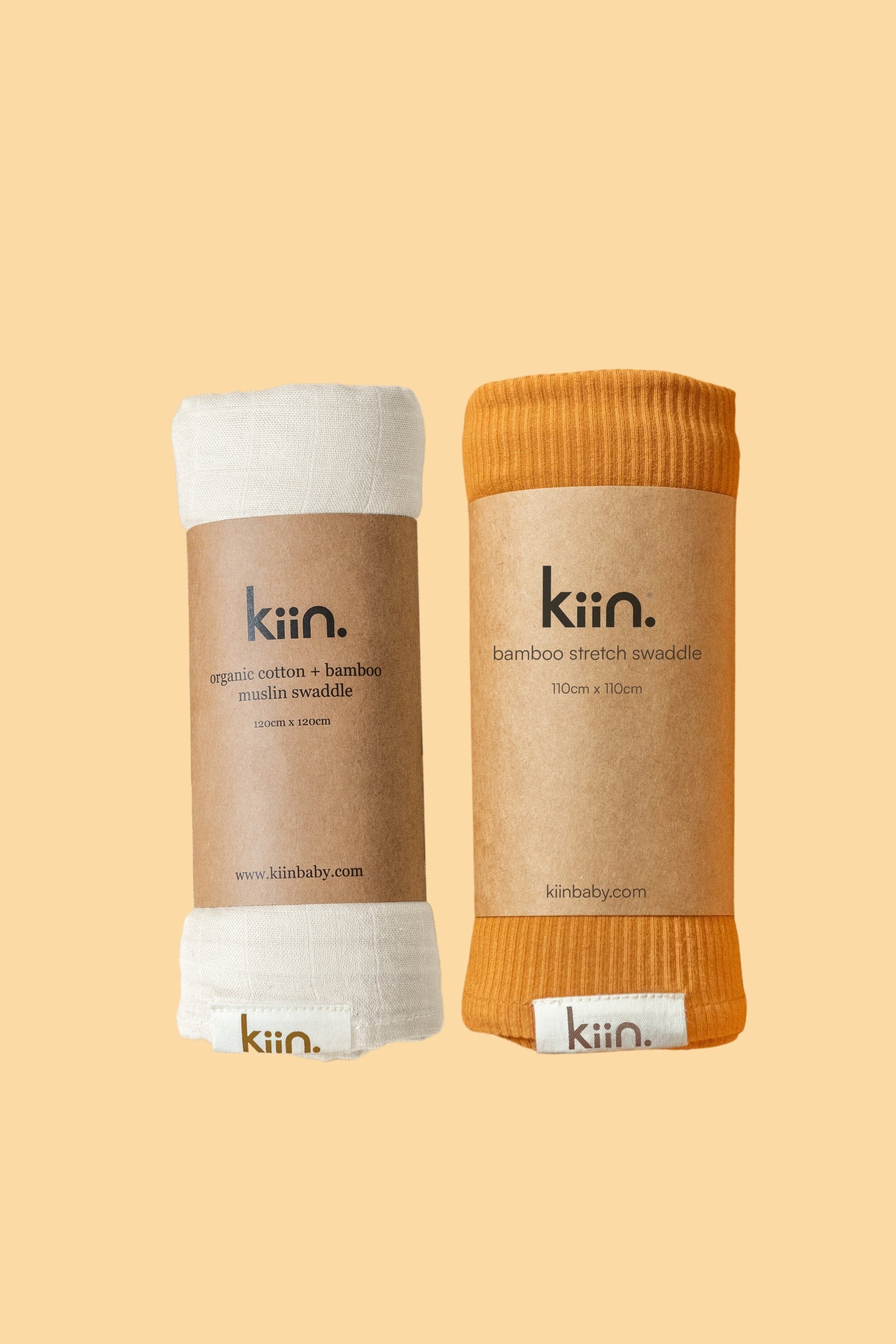 Swaddle Starter Bundle Bundles Kiin ® Caramel Ivory 