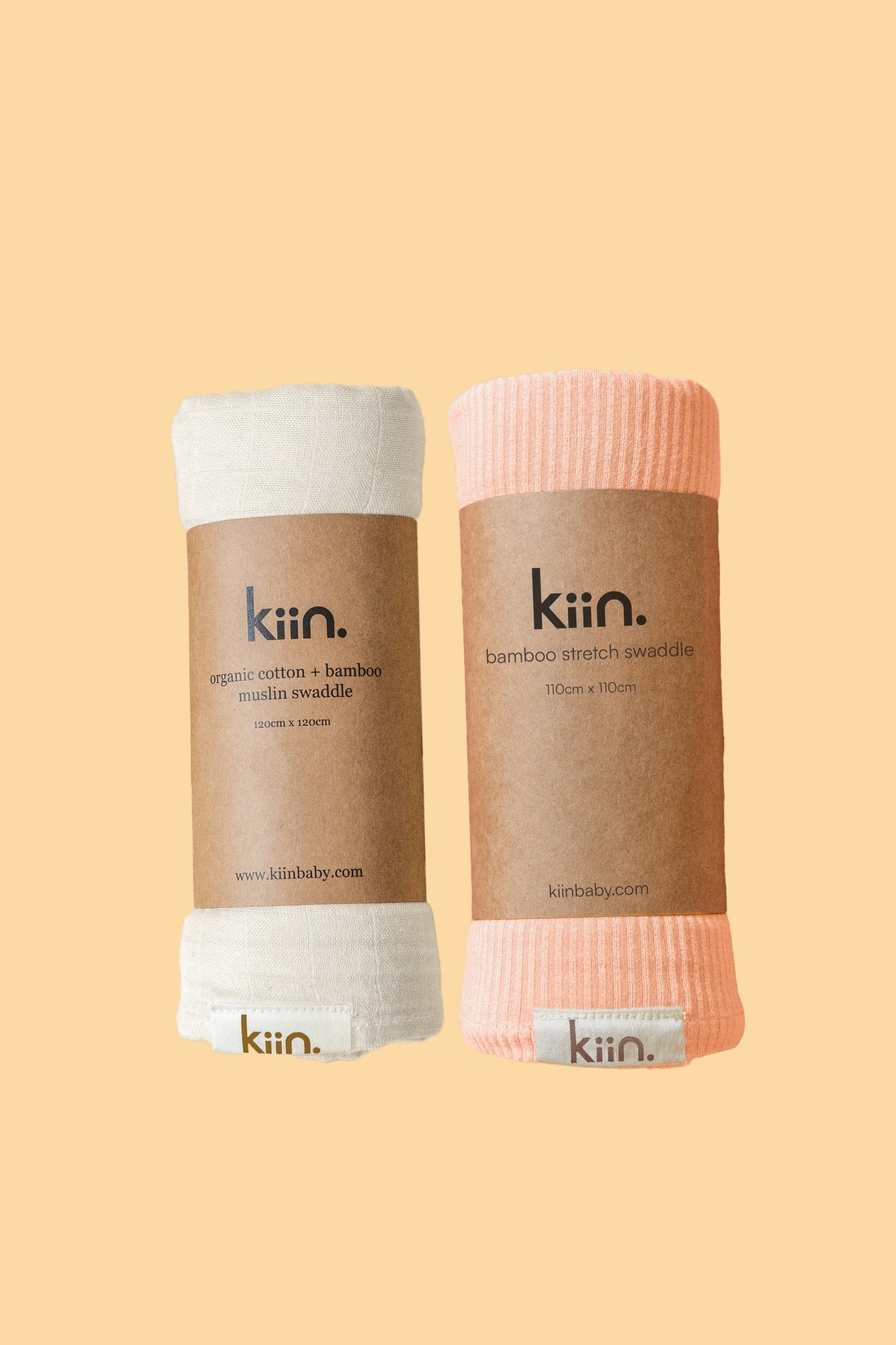 Swaddle Starter Bundle Bundles Kiin ® Peach Sunset Ivory 