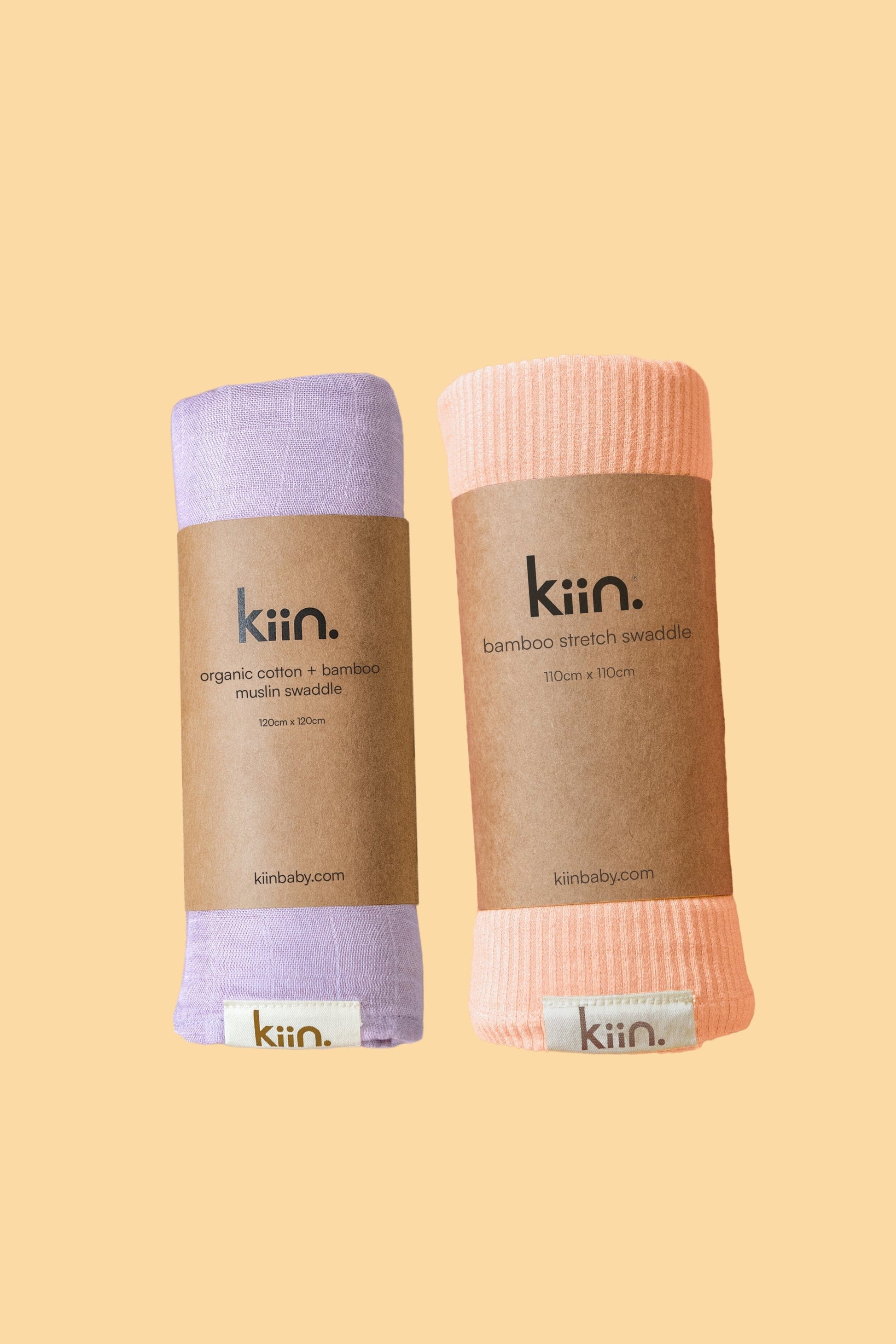 Swaddle Starter Bundle Bundles Kiin ® Peach Sunset Lilac 