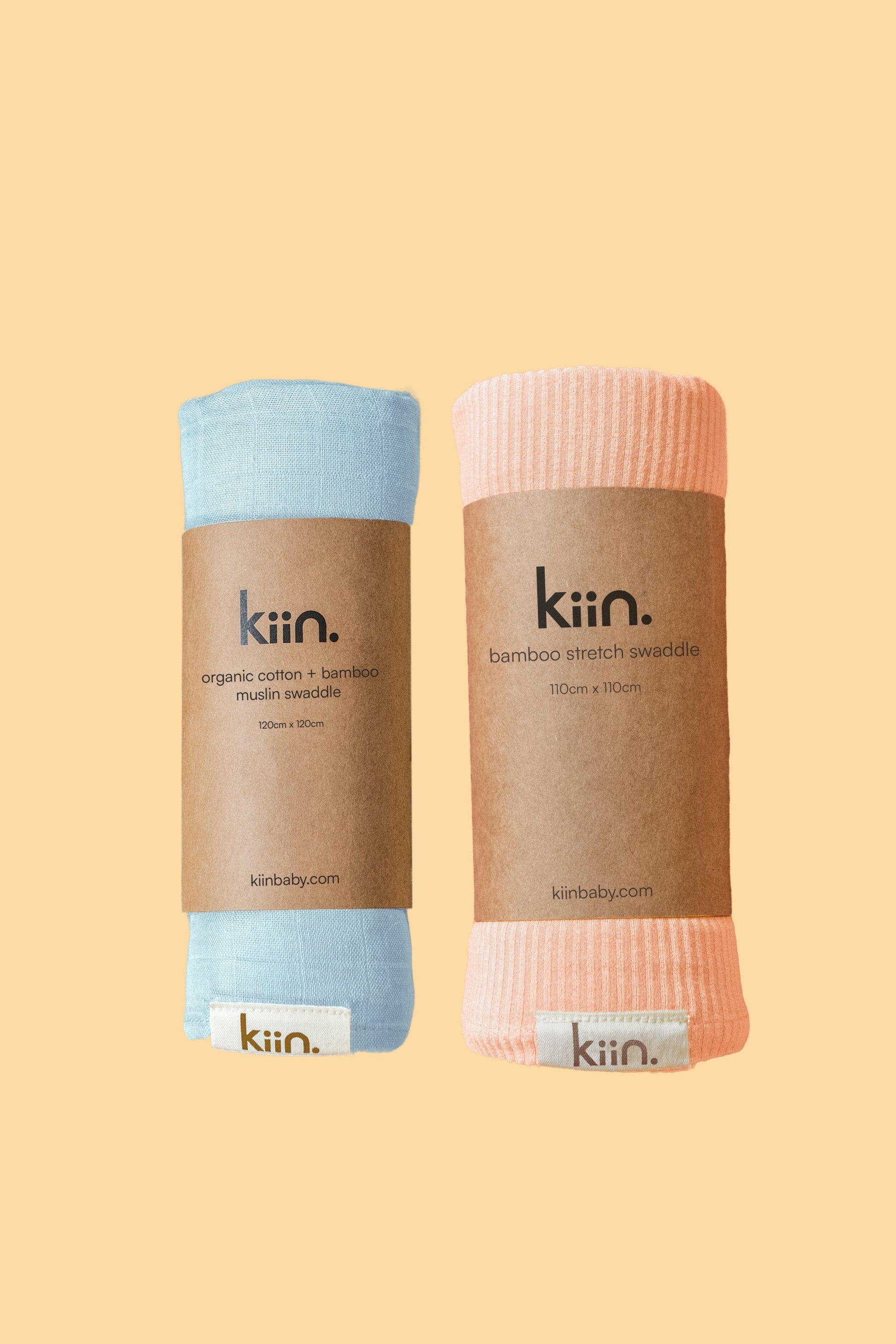 Swaddle Starter Bundle Bundles Kiin ® Peach Sunset Pastel Sky 