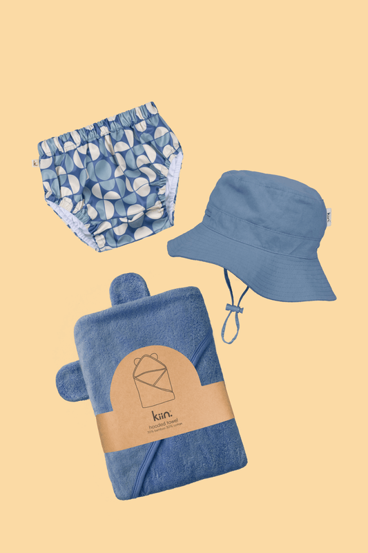 Swim Nappy + Towel + Hat Bundle - BEACH CLUB Bundles Kiin ® 