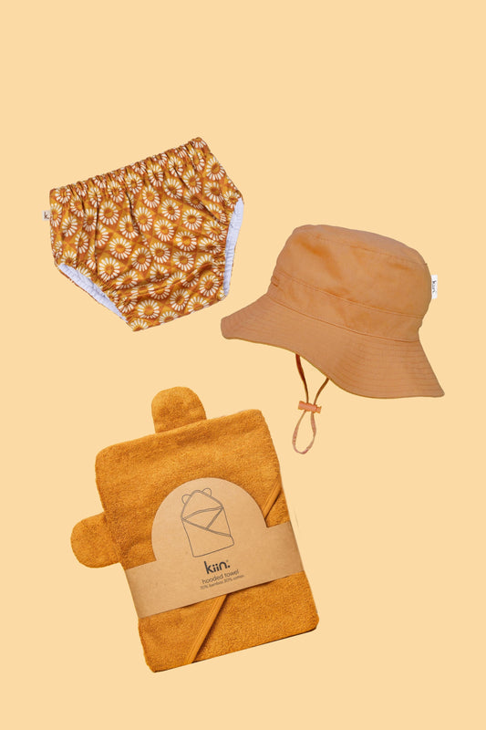 Swim Nappy + Towel + Hat Bundle - DAISY DAZE Bundles Kiin ® 