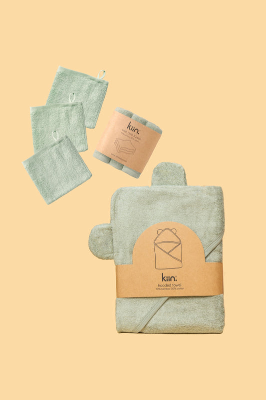 Towel + Wash Cloth Bundle - SAGE Bundles Kiin ® 