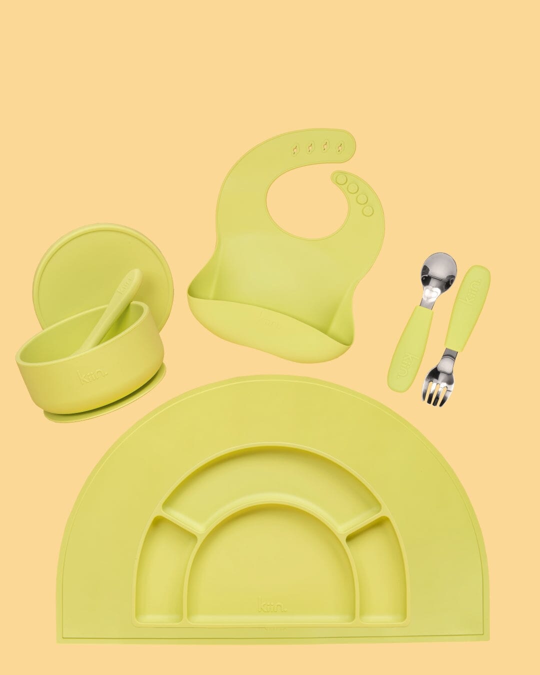 Ultimate Silicone Feeding Bundle - Apple Bundles Kiin ® 